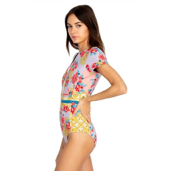 NEW JOHNNY WAS japer neoprene one piece in multi - Picture 3 of 3